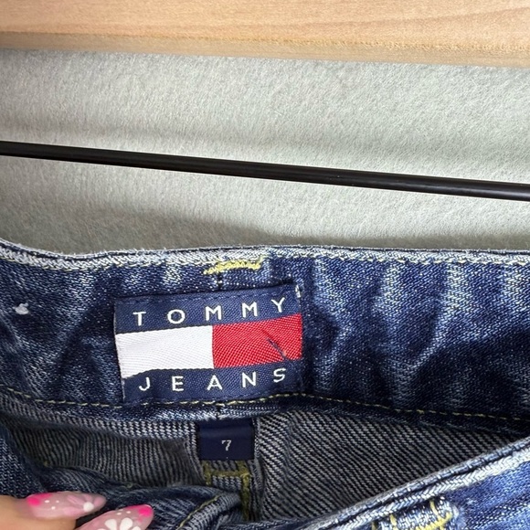Vintage Tommy Hilfiger Women’s High-Waisted Jeans Made in Macau 1990 Y2K size 7 - Picture 10 of 16